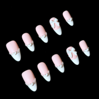 Ongles press-on faits à la main, commande en gros, divers styles, sur mesure, ongles press-on OEM, finition lisse, expédition mondiale