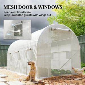 Serre de jardin blanche pour la culture de fruits, légumes et fleurs - Product Image 3