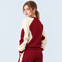 Nouveau sweat-shirt pour femme en tissu tricoté de qualité supérieure, absorbant l'humidité, confortable, facile d'entretien, durable