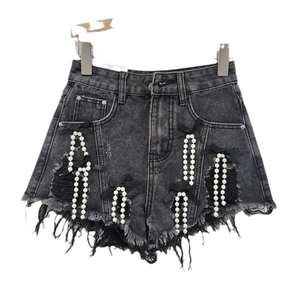 Nuevos Shorts de Mezclilla de Verano para Mujer, Estilo Vintage Dulce, con Lazo y Borlas, Estilo Coreano - Product Image 5