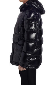 Chaqueta de plumón para hombre, personalizada, con capucha, cierre de cremallera, estilo oversize, acolchada, impermeable, de alta calidad, para invierno. - Product Image 3