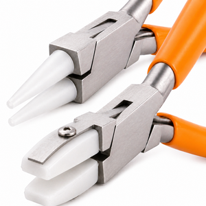 Flat Nose Nylon Jaw Pliers Set Jewelry Tools Non Scratch Soft Grip Wire Bending <b>DIY</b> Craft Professional Tool <b>Kit</b> - Product Image 5