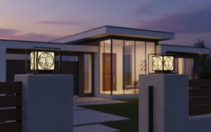 AC 220V( ± 10%) 300 lm LED CM Decor Outdoor/Wall/Villa/Garde 1-Year steel/inox 3500K (Warm White) Gate pillar light Viet Nam - Product Image 4