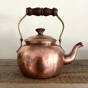 กาต้มน้ำชาและกาแฟโลหะทันสมัย สำหรับให้ความร้อนและเสิร์ฟน้ำ ใช้ในบ้านและครัว ดีไซน์ใช้งานได้จริง จับถนัดมือ - Product Image 6