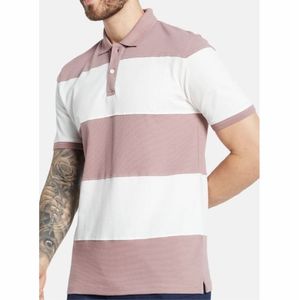 Camiseta de Golf de Manga Corta para Hombre de Alta Calidad, Tejida, con Logotipo Personalizado, Impresión por Transferencia de Calor, Antiarrugas y de Secado Rápido - Product Image 1