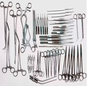 Ensemble d'instruments de chirurgie vasculaire manuels SureMed SMI-SI-1162, 52 pièces, pinces, forceps et ciseaux en acier inoxydable de qualité chirurgicale - Product Image 4