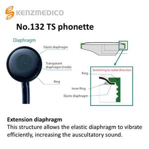 Estetoscopio de cardiología manual TS Phonette Grande No.182, profesional, de una sola cabeza, KENZMEDICO, certificado ISO, hecho en Japón - Product Image 5