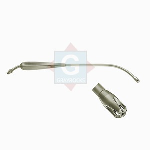 Tube d'aspiration chirurgical Frazier DEBAKEY Adson en acier inoxydable gris, modèle -6565-03, source d'alimentation manuelle, certifié CE, le plus vendu - Product Image 3