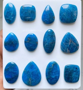Apatite Gemme Naturelle en Cabochon, Pièces Magnifiques à Effet Couleur Océan pour la Fabrication de Bijoux - Product Image 3