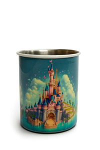 Taza con Estampado del Taj Mahal, Hecha a Mano por KSN, Vaso de Acero Inoxidable Apto para Alimentos, Aislamiento Térmico, Antiderrames, Libre de BPA, Ecológico - Product Image 4