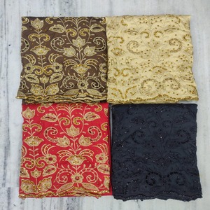 ผ้าทาฟต้าลายปักดอกไม้แบบกอร์กูรา ดีไซน์งานตัดเย็บประณีต สำหรับชุดลำลอง ขายดีประจำปี 2026 - Product Image 1