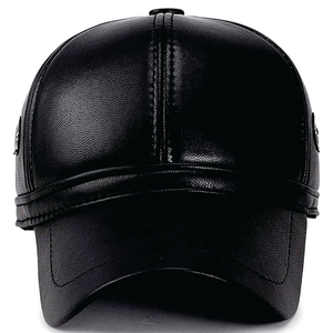 Gorra de Béisbol de Cuero 100% Importado, Diseño Delgado de 6 Paneles, Estilo Deportivo Vintage, Transpirable, Moderna, Personalizable con Estampado - Product Image 1