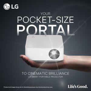 紧凑方便的FHD发光二极管便携式投影仪 - Product Image 2