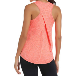 Women's <b>Coral</b> Sleeveless Tank <b>Top</b> Scoop Neck Solid Knitted Breathable Sporty Style Regular Length - Product Image 5