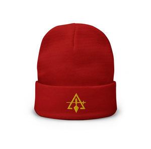 Gorro Unisex Council - Gorro de Punto Acrílico con Bordado Dorado - Product Image 1