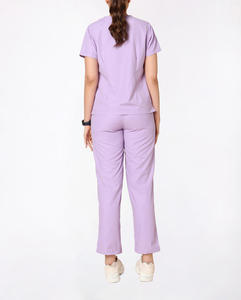 Oferta Especial: Conjuntos de Uniformes Médicos Personalizados Unisex para Enfermeras, Monos de Poliéster y Spandex de Manga Corta para Verano, Uniformes Médicos para Hospital - Product Image 4