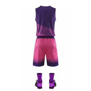 Ensemble de maillots de basket-ball réversibles pour hommes, kits de maillots et shorts pour garçons, tenues de sport, maillots de basket-ball personnalisés - Product Image 3
