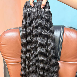 Wholesale Raw Indian Hair Bundles Vendors Virgin Cuticle Aligned Hair Weave Bundles Double Drawn <b>Cheap</b> Human Hair <b>Extension</b> - Product Image 1