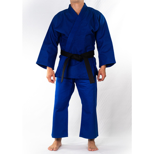 Uniformes de BJJ de Competición Más Vendidos para Hombre, Legales para la IBJJF, en Blanco, Azul y Negro, Ajuste Personalizado, 100% Algodón, Secado Rápido y Transpirables - Product Image 1