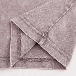 Camisetas de Algodón Puro Unisex con Lavado Ácido, Personalizadas al por Mayor, para Hombre, Estilo Casual - Product Image 5