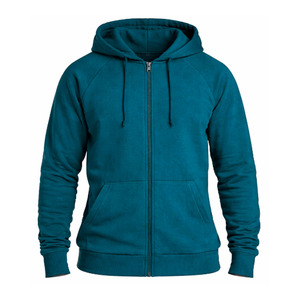 Sweat-shirts pour hommes en gros, coupe ample, fermeture éclair frontale, polyester et coton, automne, impression de logo personnalisée - Product Image 2