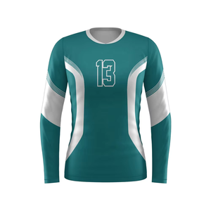 Uniforme de Voleibol de Alta Gama al por Mayor, Personalizado con Nombre y Número del Equipo, Impresión por Sublimación, Cuello Redondo, Conjunto de Uniforme de Voleibol Femenino - Product Image 1