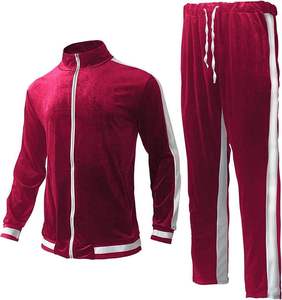 Ensemble de survêtement d'hiver 2 pièces pour femme, en velours, à capuche, respirant, imprimé, avec veste zippée intégrale et pantalon - Product Image 4