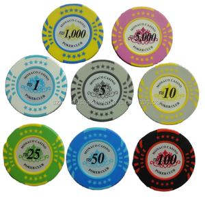 ชิปโป๊กเกอร์ดินเผาคุณภาพ14gm โลโก้ปรับแต่งได้พร้อมถาดส่วนตัว - Product Image 1