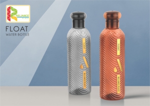 <b>Float</b> <b>Plastic</b> Water Bottle Screw-On Cap Bpa Free Travel Lightweight Minimalist Design Unisex Hiking Outdoor - Product Image 5
