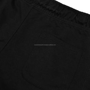 Shorts pour hommes 100% coton de haute qualité, confortables, avec taille élastique, séchage rapide, style streetwear - Product Image 4