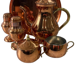 Pure Copper Vintage Coffee <b>Set</b> With Polish Finished For Restaurant Home And Hotel Kitchenware Metal <b>Tea</b> <b>Set</b> - Product Image 4