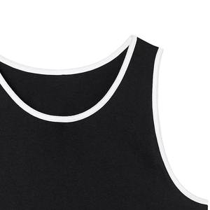 Prix de gros – Débardeur homme sans manches, design optimal, vêtement de fitness tricoté de haute qualité, respirant, grandes tailles, logo personnalisé - Product Image 3