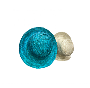 Sombrero Mexicano de Paja, Circunferencia de Cabeza de 60-62 cm, Logotipo Personalizado con Ribete de Serape para Fiestas Diarias, Bodas, Cinco de Mayo - Product Image 2