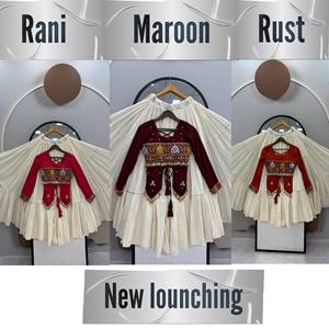 VISHNU K DESIGNS Lahaenga Choli en pur coton, cousu main, 9,00 mètres, style traditionnel, séchage rapide, toutes saisons - Product Image 6