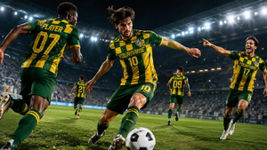 Uniformes de football personnalisés, maillots et shorts personnalisés pour équipes (Pack 9/13/15) - 100% polyester, impression par transfert thermique - Product Image 3