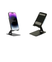 Élégamment chic 180 degrés multi-angle vente chaude pliable taille de poche PC métal iPad support pour bureau à domicile utilisation intérieure usine