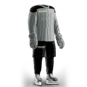 Uniformes de Hockey sobre Hielo Personalizados al por Mayor para Adultos, Alta Calidad, 100% Poliéster, Impresos, Antibacterianos, para Todas las Temporadas - Product Image 6