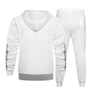 Chándal de diseño personalizado para hombre, estilo ajustado con capucha apilada, sudaderas y chándales para hombre, estilo streetwear. - Product Image 2