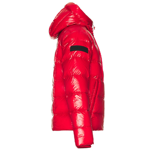 Custom Unisex Vintage <b>Waterproof</b> Breathable Windproof Eco-Friendly Quick Dry Puffer Jacket Winter Solid Standard Thickness Front - Product Image 5