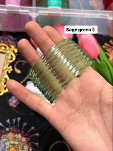 Bracelets en résine artisanale pour femmes et filles, taille personnalisable, modèle/Style Ange, couleur personnalisée, poli - Product Image 3