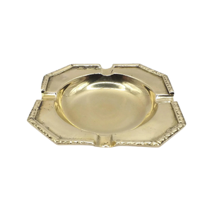 Cenicero de Metal en Forma de Triángulo, Hecho a Mano, Color Dorado, Cenicero de Mesa para Cigarrillos y Cigarros, Directo del Fabricante en India - Product Image 6