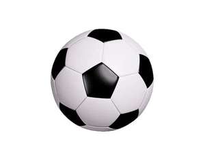 Balón de Fútbol Personalizado Tamaño 5 Blanco y Negro para Entrenamiento, PVC TPU con Serigrafía, para Todas las Temporadas, Balón de Práctica y Partido para Adultos - Product Image 1