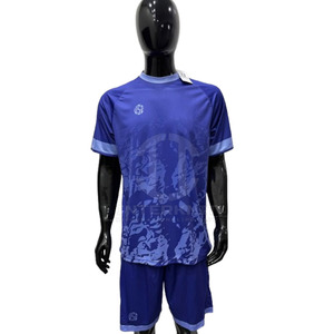 Uniforme de Fútbol Personalizado de Fábrica con el Último Diseño, Material de Poliéster Transpirable de Alta Calidad - Product Image 1