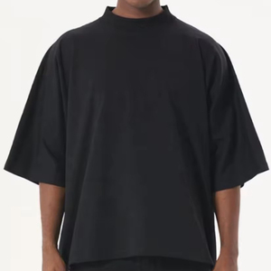 T-shirts pour hommes grande taille à séchage rapide, prix de gros, nouvelle collection, vêtements décontractés, 100% coton, épaules tombantes - Product Image 1