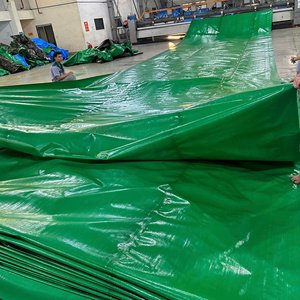 Bâche en PE verte grande capacité, robuste et très résistante, couleurs et tailles au choix, protection solaire extérieure - Product Image 1