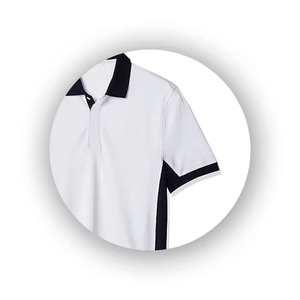 Wholesale Men Polo Shirt <b>Classic</b> White Color Customized Design Promotional Quality Cotton Breathable Plus Size Men's Polo Shirt - Product Image 5