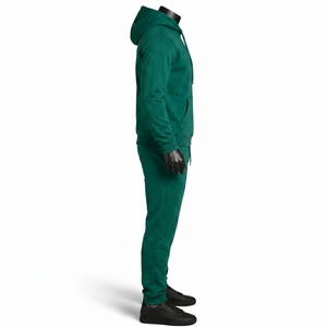 Conjunto Deportivo para Hombre, Más Vendido, Cintura Elástica, 260g, Pierna Recta, Estilo Urbano Invernal, con Capucha, Transpirable, Corte Regular - Product Image 2