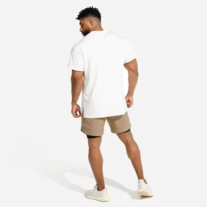 Camiseta de Entrenamiento de Fisicoculturismo para Hombre con Logotipo Personalizado, Tela Suave de Primera Calidad para Gimnasio y Deportes - Product Image 1