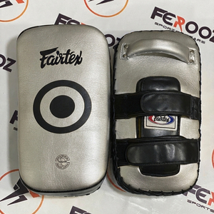 Silver Black Color Fairtex genuine Cowhide Leather Boxing Training <b>Kick</b> <b>Shield</b> Personalized MMA Sparring Gym Products For Adults - Product Image 1