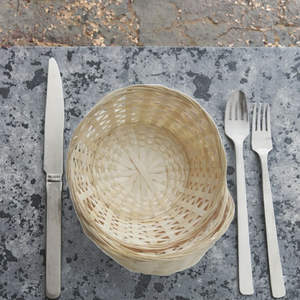 Cesta de Almacenamiento Multifuncional de Madera Tejida de Alta Calidad, Cesta de Regalo Flexible para Uso Diario, Organizador del Hogar para Frutas y Pan - Product Image 4